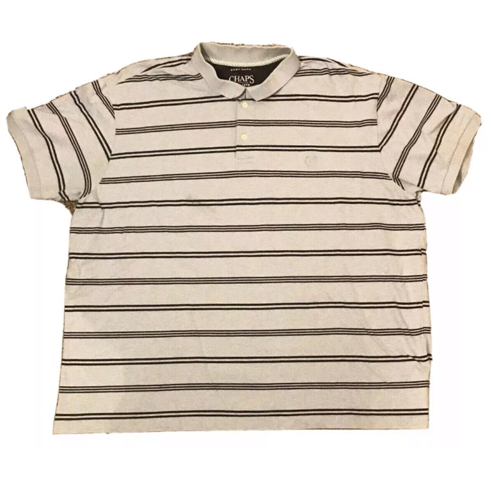 ‼️FINAL CLEARANCE‼️ Chaps Easy Care Striped Polo | Size XL